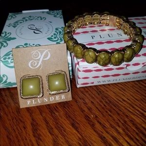 Latasha bracelet and Shelby earrings